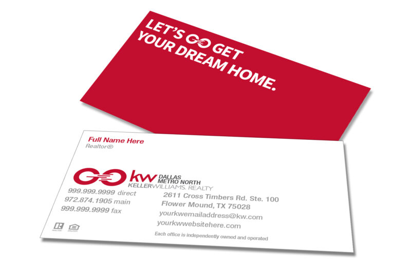 GO Expression Dream Home Horizontal Business Card