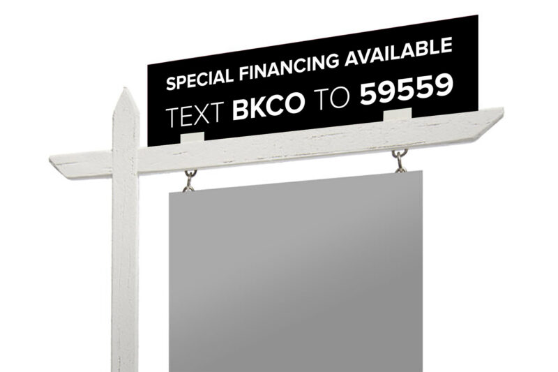 BKCO Mortgage | 3mm PVC Sign Riders 6" x 24" - Image 3