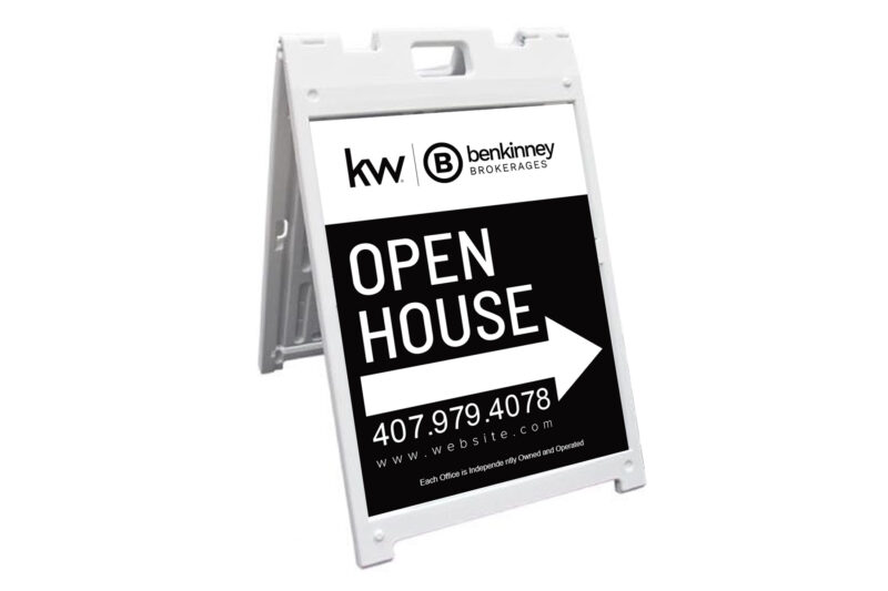 Ben Kinney Brokerages | 18 x 24 Signicade® MDX A-Frame sign