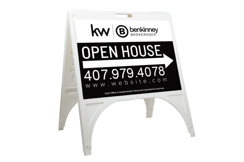 Ben Kinney Brokerages | Quik Sign® 24 x 18 A Frame Sign