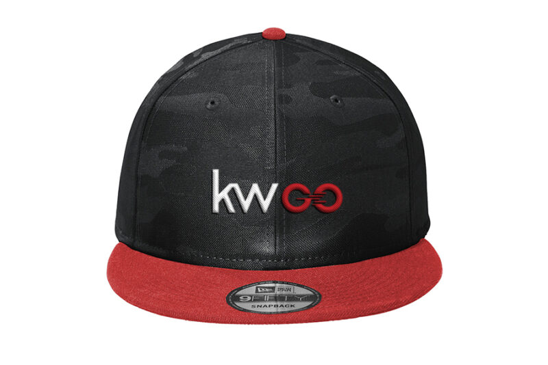 KWGO | New Era ® Camo Flat Bill Snapback Cap