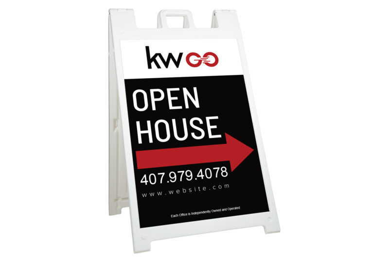 KWGO | 24x36 Signicade® Deluxe A-Frame signs