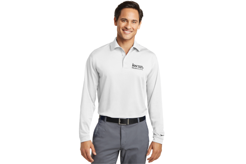 Keller Williams Greater Lexington | Nike Mens Long Sleeve Polo - Image 2