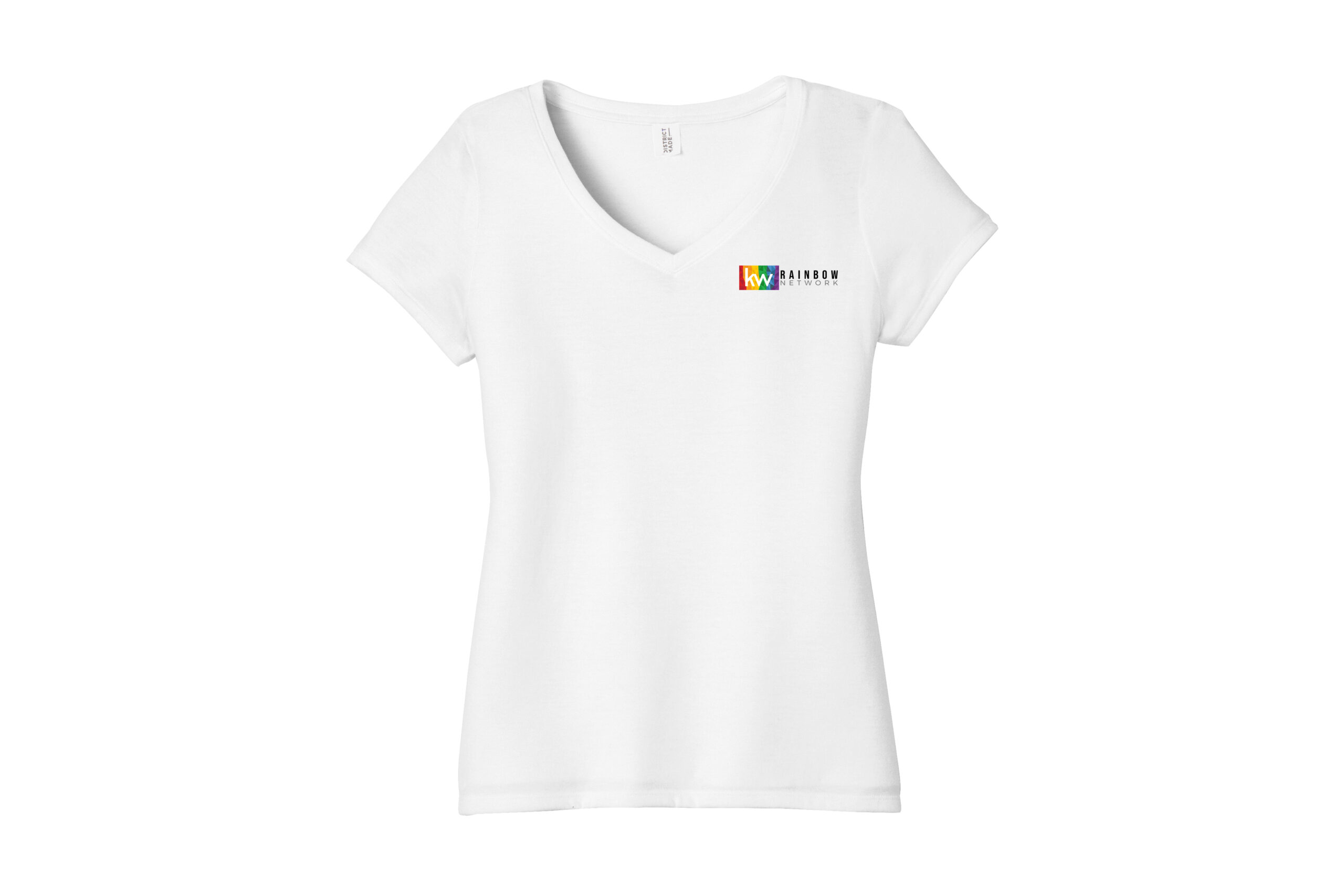 KW Rainbow Network | District ® Women’s Perfect Tri ® V-Neck Tee (Direct To Film) - Image 2