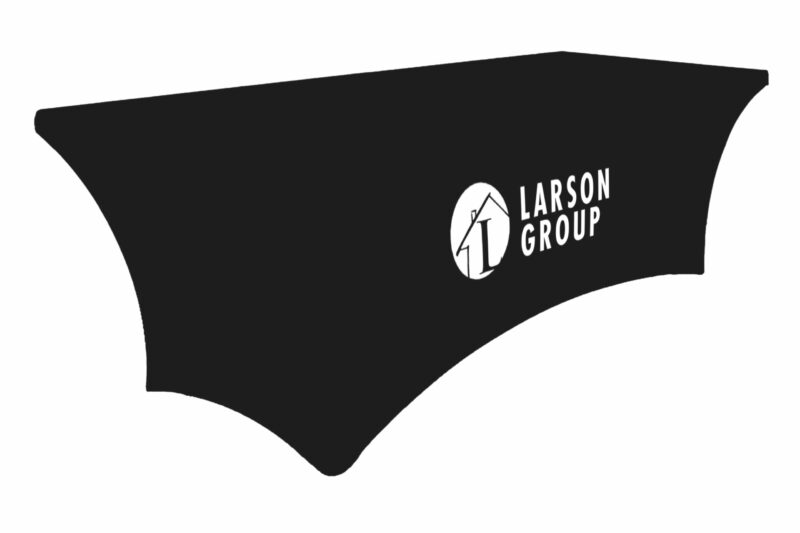 Larson Group/ReMax Collective | 6 ft. Stretch Table Throw 3-sided with Custom Print