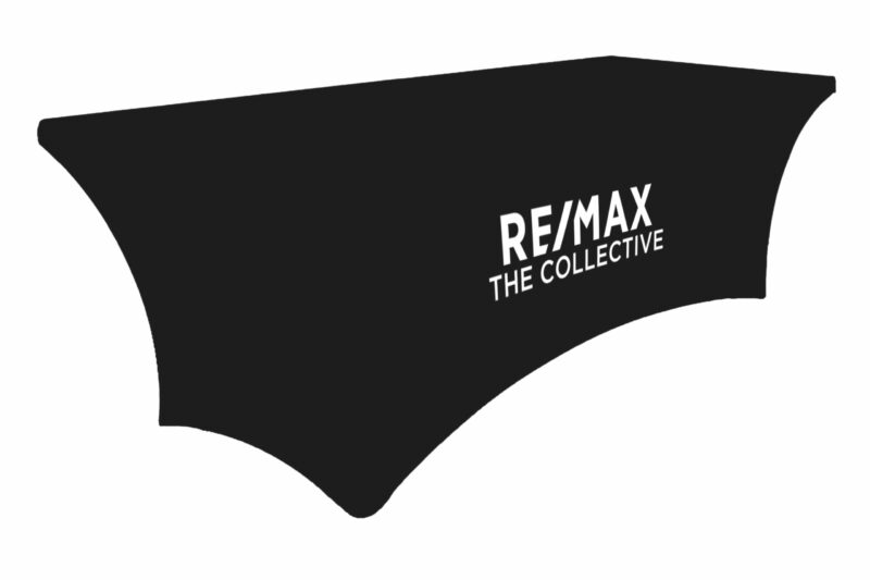Larson Group/ReMax Collective | 6 ft. Stretch Table Throw 3-sided with Custom Print - Image 4