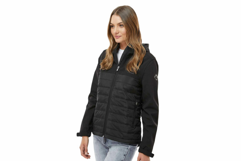 Forward Coaching | DRI DUCK - Women's Vista Soft Shell Puffer Embroidered - Image 2