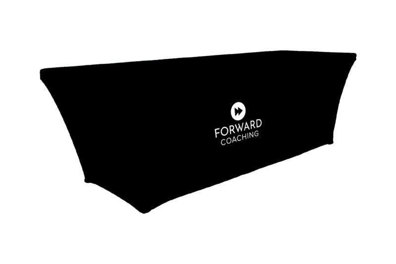 Forward Coaching | 8 ft. Stretch Table Throw 3-sided with Custom Print