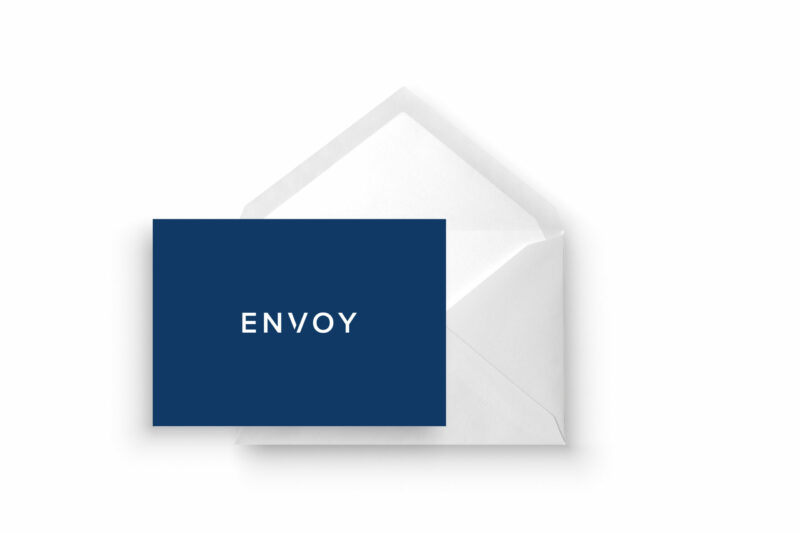 Envoy | Above and Beyond Box Greeting card- Note from Stu