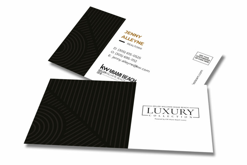 KWMB | Luxury Black KW Business Card